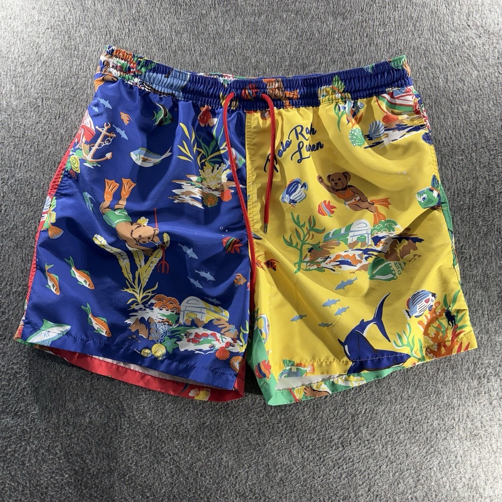 Mens Polo Ralph Lauren Traveler Scuba Swim Trunks Sz XXL